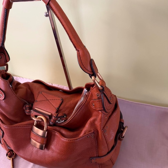 Vintage Chloé Paddington Hobo Satchel in Whiskey Leather - Picture 3 of 8
